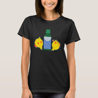 Süße Küken Schlafendes Huhn Meme T-Shirt