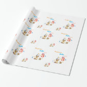 Süße Küken-Torte Geschenkpapier (Ungerollt)