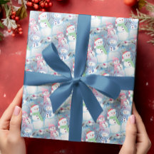 Süße künstlerische lustige Weihnachtsferien-Schnee