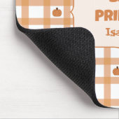 Süße Kürbis-Gingham-Mauspad Mousepad (Ecke)