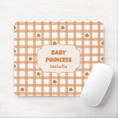 Süße Kürbis-Gingham-Mauspad Mousepad (Mit Mouse)