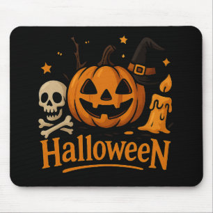 Süße Kürbis Halloween Mauspad