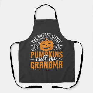 Süße Kürbis-Oma Halloween-Design_1 Schürze