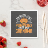 Süße Kürbis-Oma Halloween-Design_1 Serviette (Beispiel)