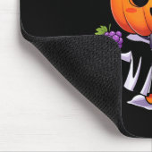 Süße Kürbiskürbis-Hexen-Halloween-Süßigkeiten oder Mousepad (Ecke)