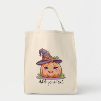 Süße Kürbismagie – Große Halloween-Tasche Tragetasche