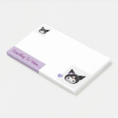 Süße Kuromi Post-it Klebezettel (angewinkelt)