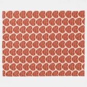 Süße Kuss Fleecedecke (Vorderseite (Horizontal))