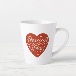 Süße Kuss Latte Tasse