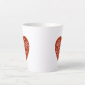 Süße Kuss Latte Tasse (Vorderseite)