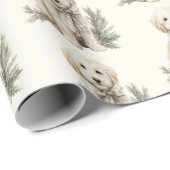 Süße Labrador-Hund Weihnachts-Verpackungspapier Geschenkpapier (Rolleneckpunkt)