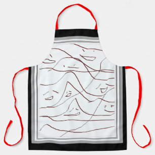 Süße lächelnde Gesichter Schürze