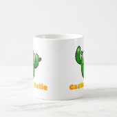 Süße lächelnde Kaktus-Illustration Kaffeetasse (Mittel)