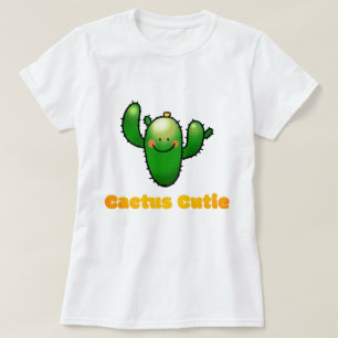 Süße lächelnde Kaktus-Illustration T-Shirt
