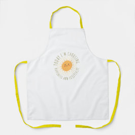 Süße lächelnde Sonne All-Over Print Schürze