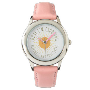 Süße lächelnde Sonne  Armbanduhr