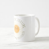 Süße lächelnde Sonne  Kaffeetasse (VorderseiteRechts)