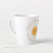 Süße lächelnde Sonne  Milchtasse (Linke Ecke)