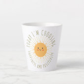 Süße lächelnde Sonne  Milchtasse (Vorderseite)