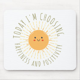 Süße lächelnde Sonne Mousepad