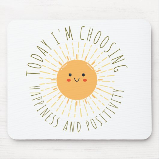 Süße lächelnde Sonne  Mousepad (Vorne)