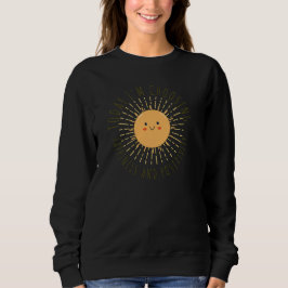 Süße lächelnde Sonne Sweatshirt