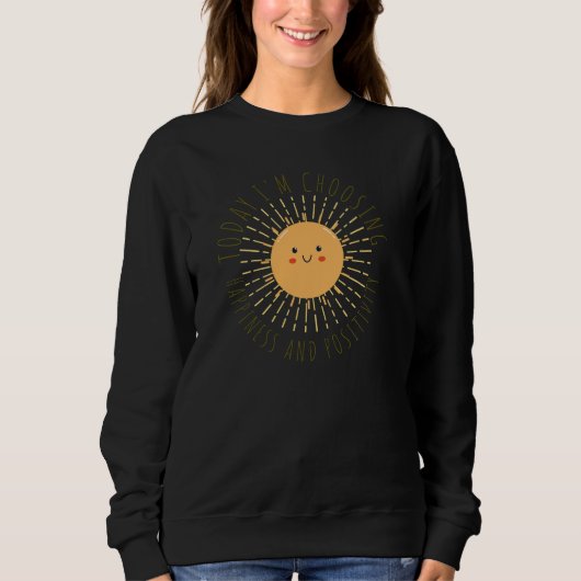 Süße lächelnde Sonne  Sweatshirt (Vorderseite)
