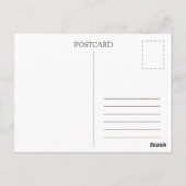 Süße Lachmaus Fine Art Postkarte (Rückseite)