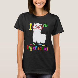Süße Lama 100 Tage Schule Lama Liebhaber Kinder Te T-Shirt