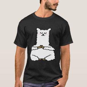 Süße Lama-Alpaka-Meditation Namaste Yoga T-Shirt