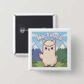 Süße Lama Button (Vorne & Hinten)