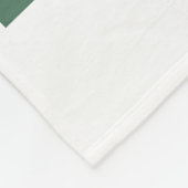 Süße Lama Fleecedecke (Ecke)