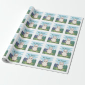Süße Lama Geschenkpapier (Ungerollt)