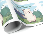 Süße Lama Geschenkpapier (Rolleneckpunkt)
