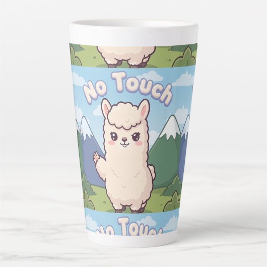 Süße Lama Milchtasse (Vorderseite)