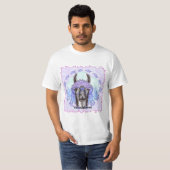Süße Lama mit Brille  T-Shirt (Vorne ganz)