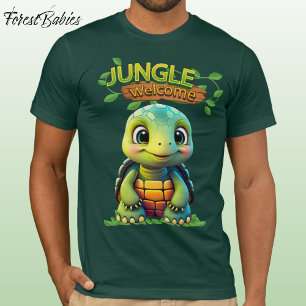 Süße Landschildkröte Boxschildkröte Tier Charakter T-Shirt