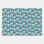 Süße Langhaar-Chihuahuas Geschenkpapier Set (Vorderseite)