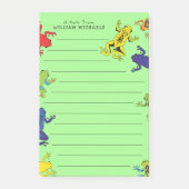 Süße Laubfrösche für Kinder Post-it Klebezettel (Vorderseite)