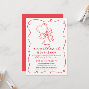 Süße Launen Lollipop Baby Shower Einladung