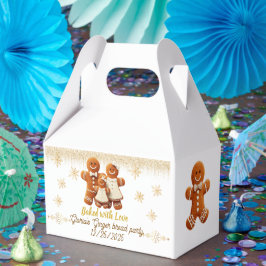Süße Lebkuchen-Kekse Dekorationsparty Geschenkschachtel