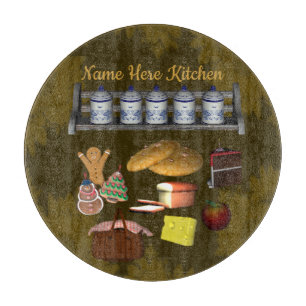 Süße leckere personalisierte Lebensmittel Schneidebrett