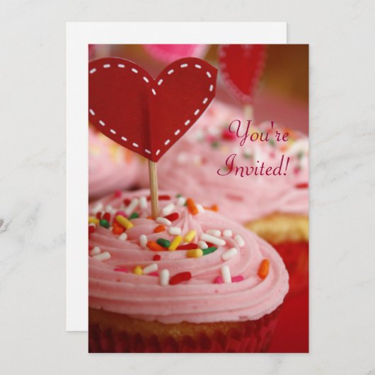 Süße Leckerei-Einladung Einladung (Vorne/Hinten)