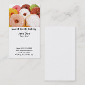 Süße Leckerei-Geschäfts-Karte Visitenkarte (Vorne/Hinten)