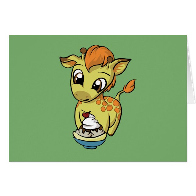 Süße Leckerei! Giraffe (Vorderseite (Horizontal))