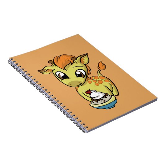 Süße Leckerei! Giraffe Notizblock (Rechte Seite)