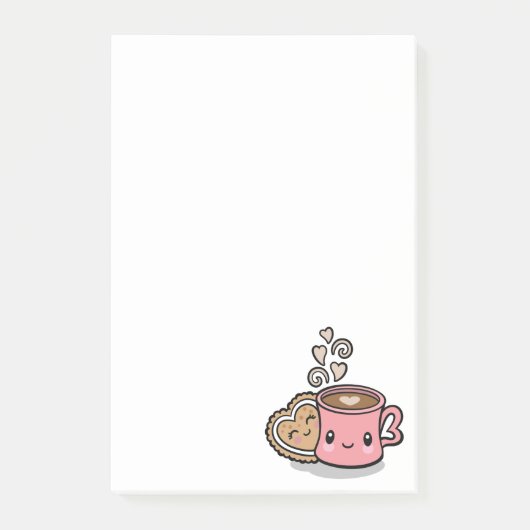 Süße Leckereianmerkungen Post-it Klebezettel (Vorderseite)