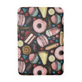 Süße Leckereien Badematte (Vorderseite Vertikal)