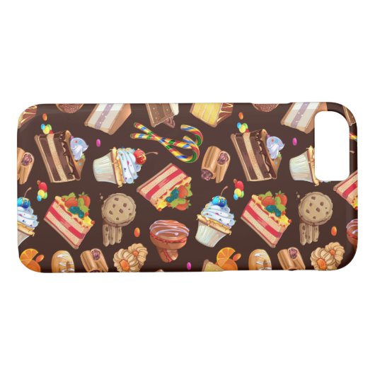 Süße Leckereien Case-Mate iPhone Hülle (Rückseite (Horizontal))