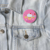 Süße Leckereien - Cupcakes! Button (Beispiel)